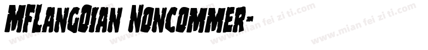 MFLangOian Noncommer字体转换